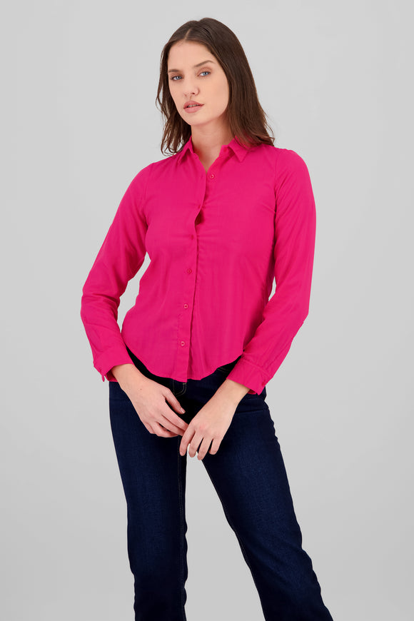 Camisa Manga Larga Lisa