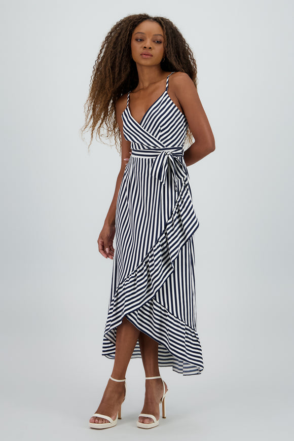 Vestido Midi Olanes Rayas Hypsters